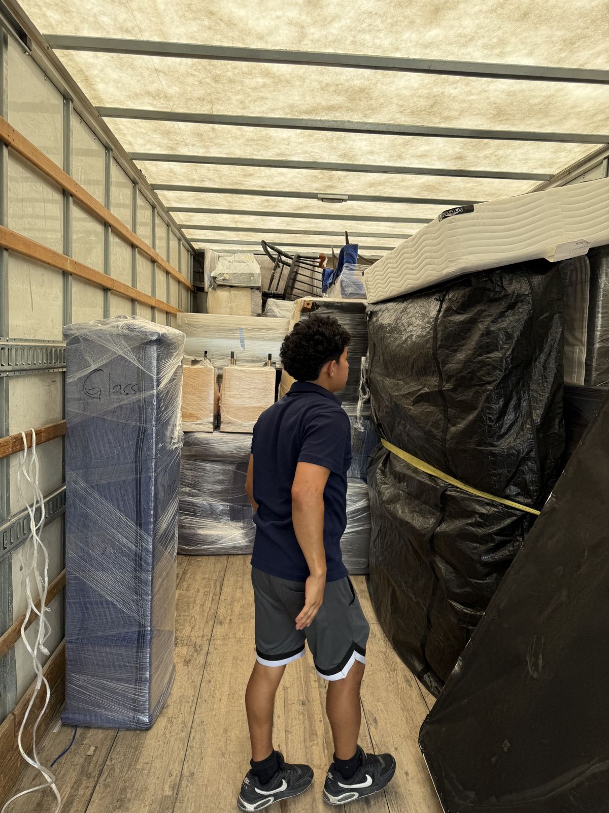 TL Moving Team Loading Truck