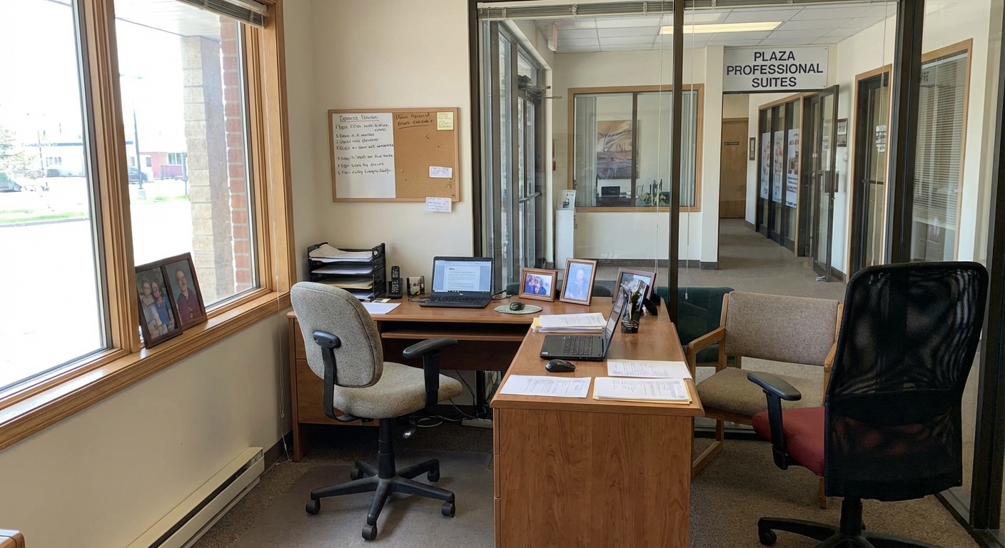 Office breakroom equipment moving access